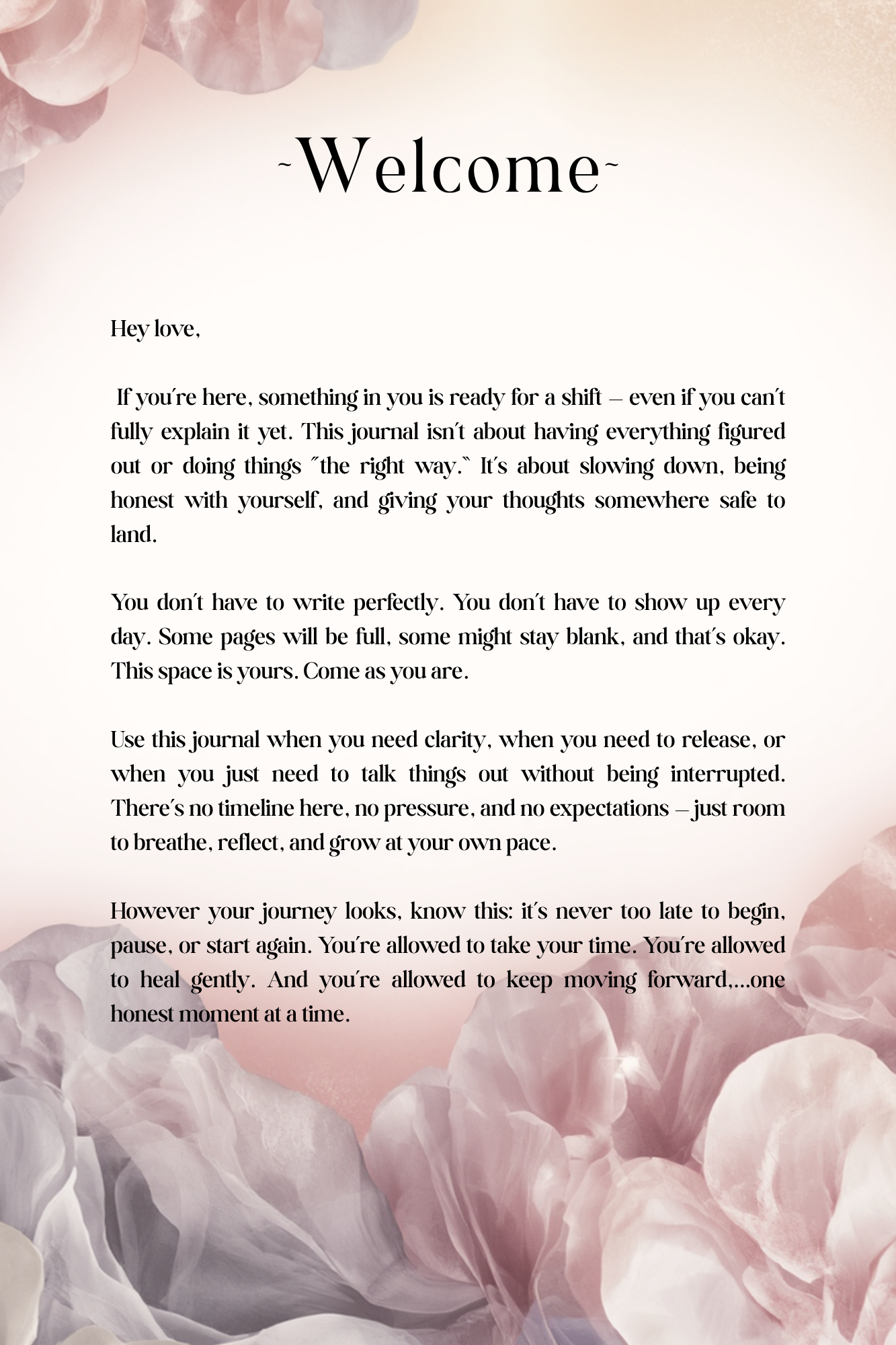 A Gentle Healing 12-Month Digital Healing Journal