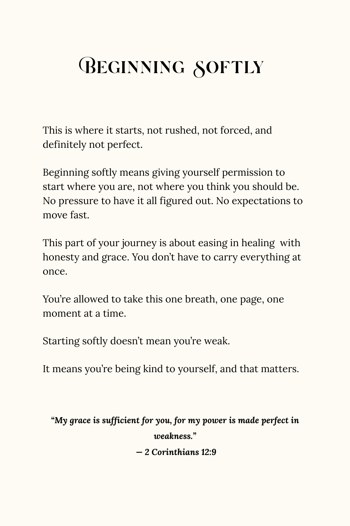 A Gentle Healing 12-Month Digital Healing Journal